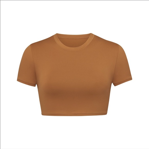 SKIMS Swim T-Shirt Top Almond Beach Swimsuit Cover Up Plus Sz 3X